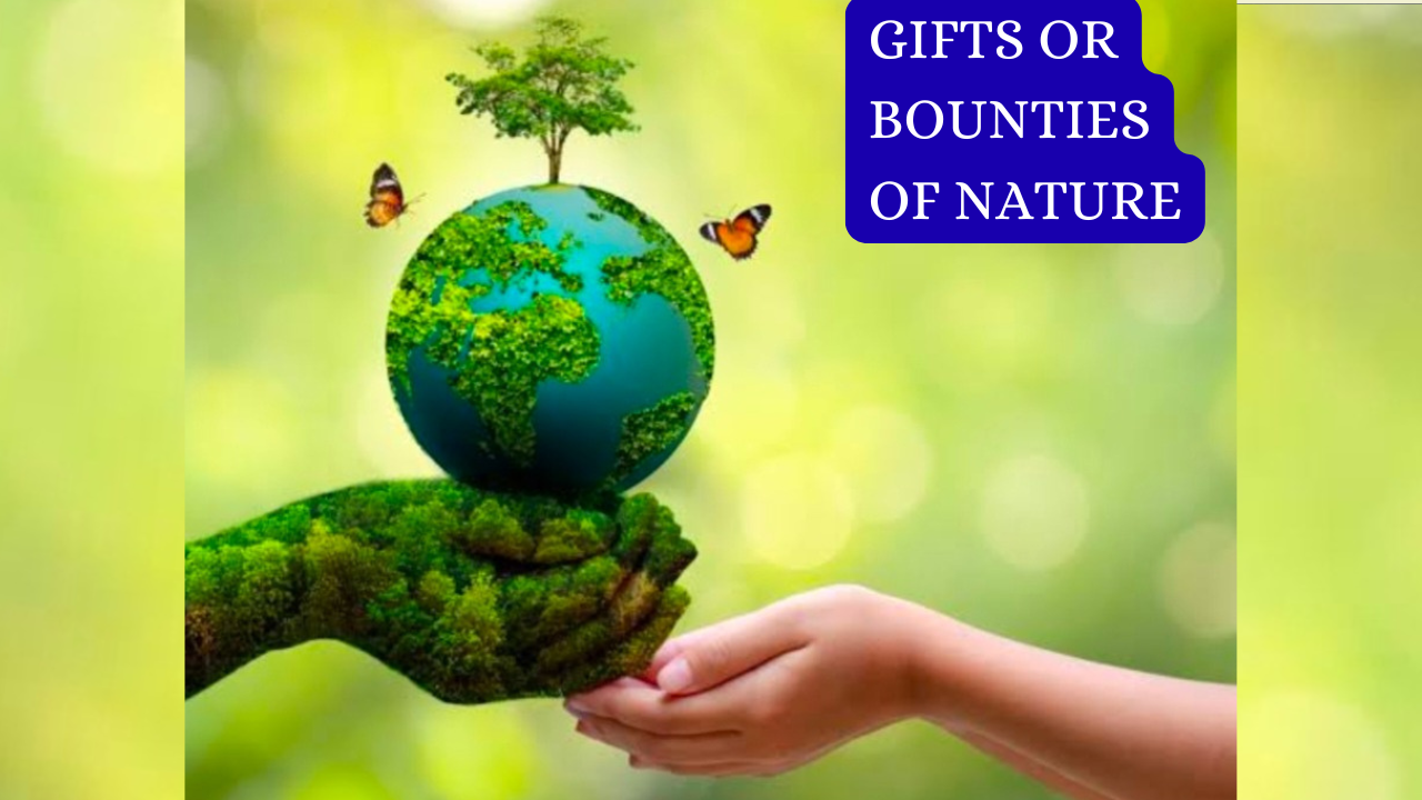 Gifts or Bounties of Nature's what is the bounty of nature